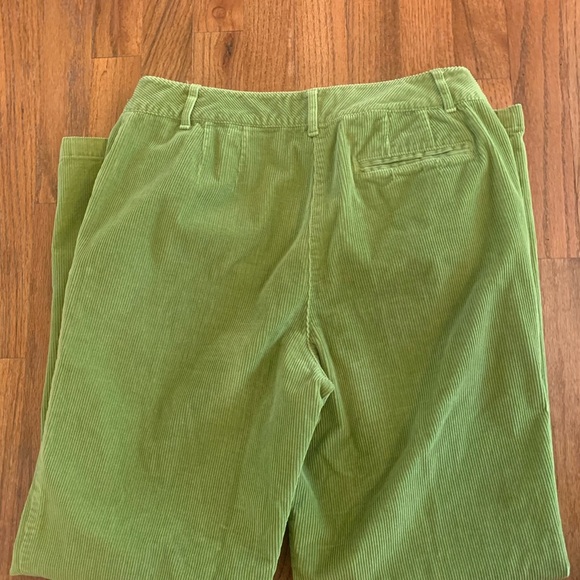 Talbots Spring Green Corduroy Pants, size 8P - Picture 4 of 8
